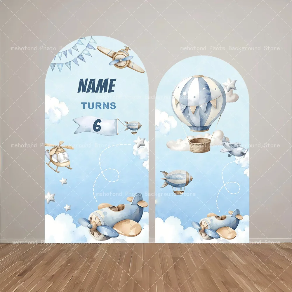 Mehofond Customized Name Blue Sky Hot Air Balloon Arch Backdrop Flight Roaming Boy Birthday Baby Shower Photography Background
Mehofond Customized Name Blue Sky Hot Air Balloon Arch Backdrop Flight Roaming Boy Birthday Baby Shower Photography Background