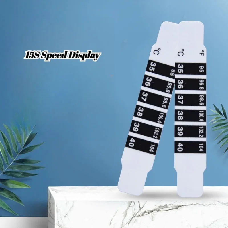 10 шт., полоски термометра для лба для младенцев, детей, взрослых, меняющие цвет, проверка температуры лихорадки, многоразовые дорожные термометры
10 шт., полоски термометра для лба для младенцев, детей, взрослых, меняющие цвет, проверка температуры лихорадки, многоразовые дорожные термометры