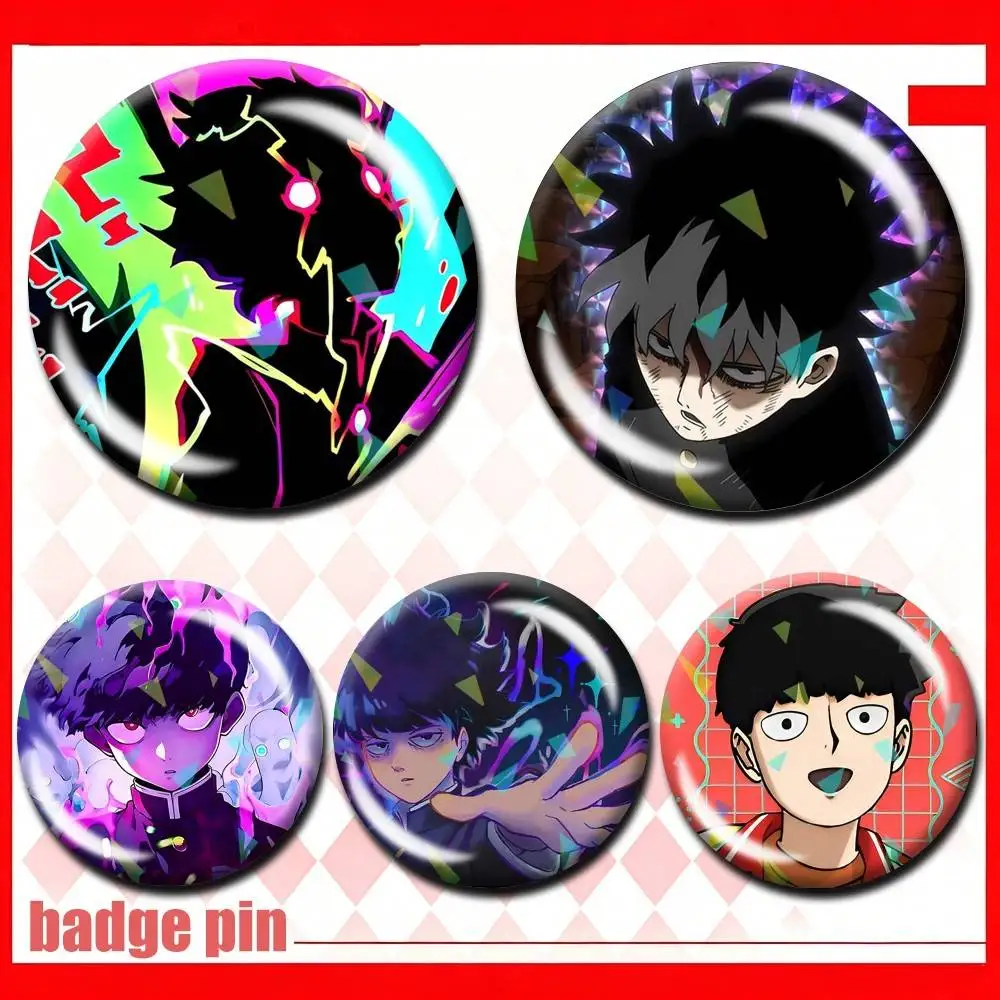 Anime Shigeo Mob Psycho-100 25 32 44 58 75mm Badges Personalized Round Brooches Pins Accessory Customizable
Anime Shigeo Mob Psycho-100 25 32 44 58 75mm Badges Personalized Round Brooches Pins Accessory Customizable