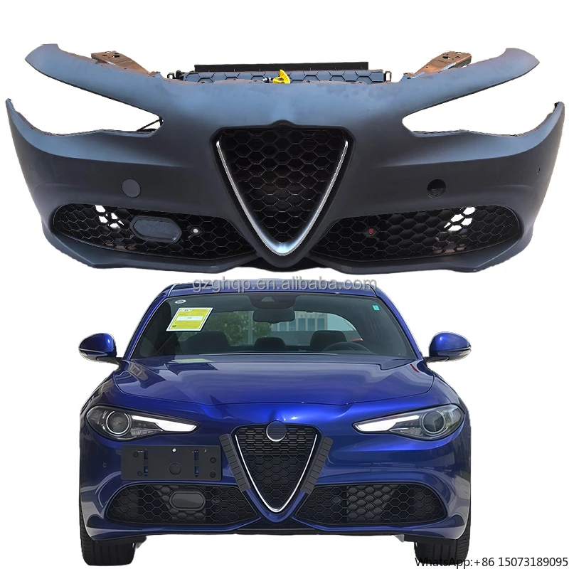 Лидер продаж, высококачественный оригинальный комплект кузова автомобильного бампера, подходит для Alfa Romeo Gialia, решетка переднего бампера в сборе
Лидер продаж, высококачественный оригинальный комплект кузова автомобильного бампера, подходит для Alfa Romeo Gialia, решетка переднего бампера в сборе