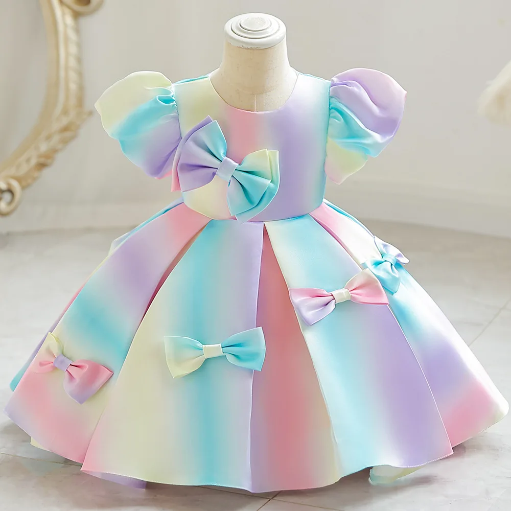 ELBCOS 2-6T Kid Girls Short Puff Sleeve Bowknot Bubble Skirt Colorful Costumes Evening Full Dress
ELBCOS 2-6T Kid Girls Short Puff Sleeve Bowknot Bubble Skirt Colorful Costumes Evening Full Dress