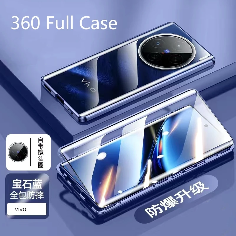Tempering Glass Case For Vivo X100 X100S X200 Pro 5G Metal Magnetic Glass Lens Protector For Vivo X100 Ultra X200 Pro Cover Capa
Tempering Glass Case For Vivo X100 X100S X200 Pro 5G Metal Magnetic Glass Lens Protector For Vivo X100 Ultra X200 Pro Cover Capa
