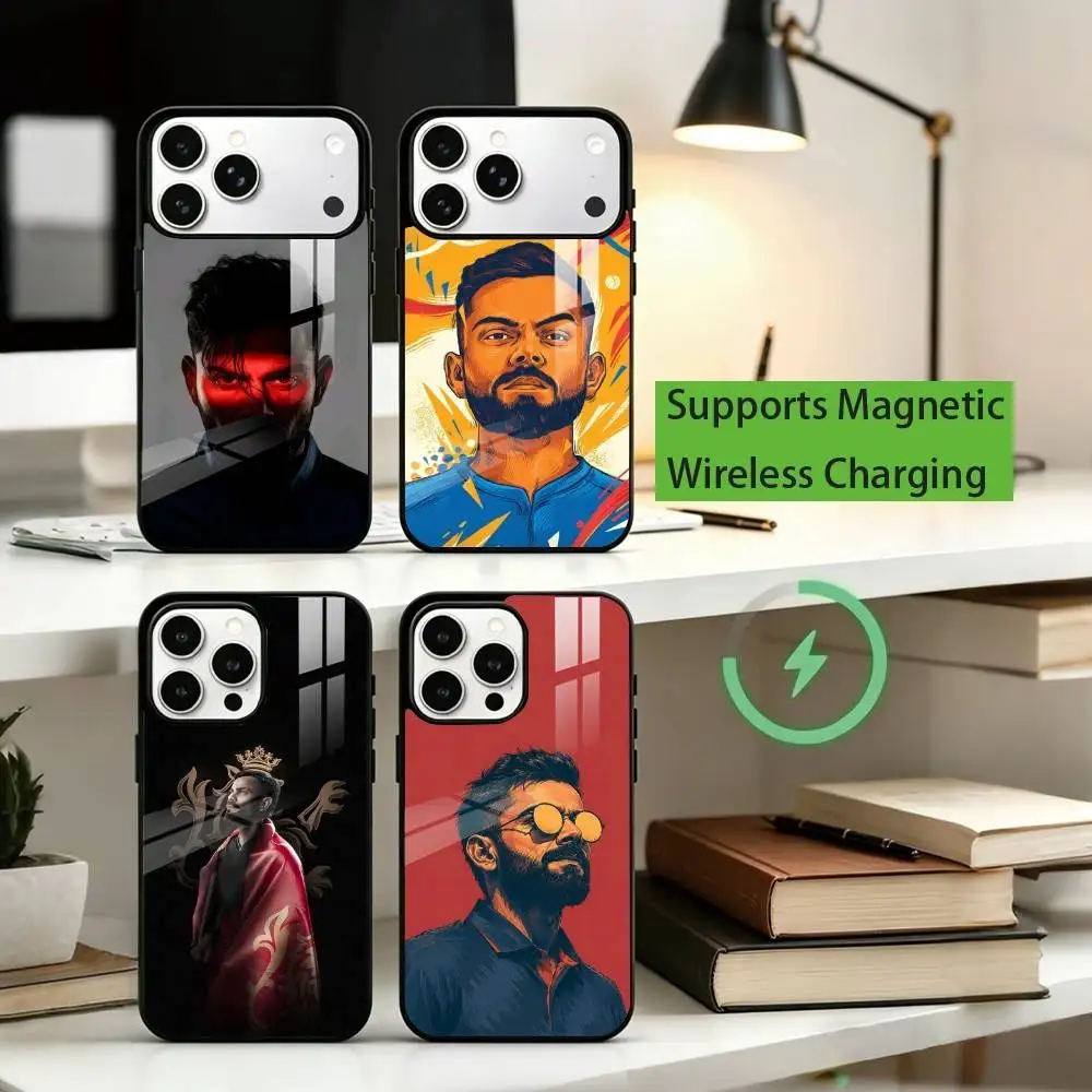 C-Cricket star V-Virat Kohli Phone Case For iPhone17,16,15,14,13,12,11 Plus,Pro Supports Magnetic Wireless Charging
C-Cricket star V-Virat Kohli Phone Case For iPhone17,16,15,14,13,12,11 Plus,Pro Supports Magnetic Wireless Charging