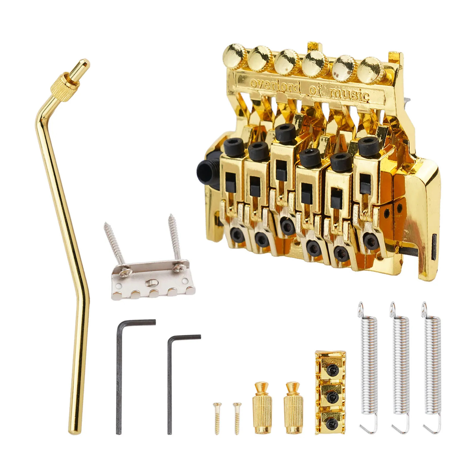 Aftermarket Replacement Double Locking Tremolo Bridge Locking Nut Bridge Kit Easy Installation Zinc Alloy Material
Aftermarket Replacement Double Locking Tremolo Bridge Locking Nut Bridge Kit Easy Installation Zinc Alloy Material