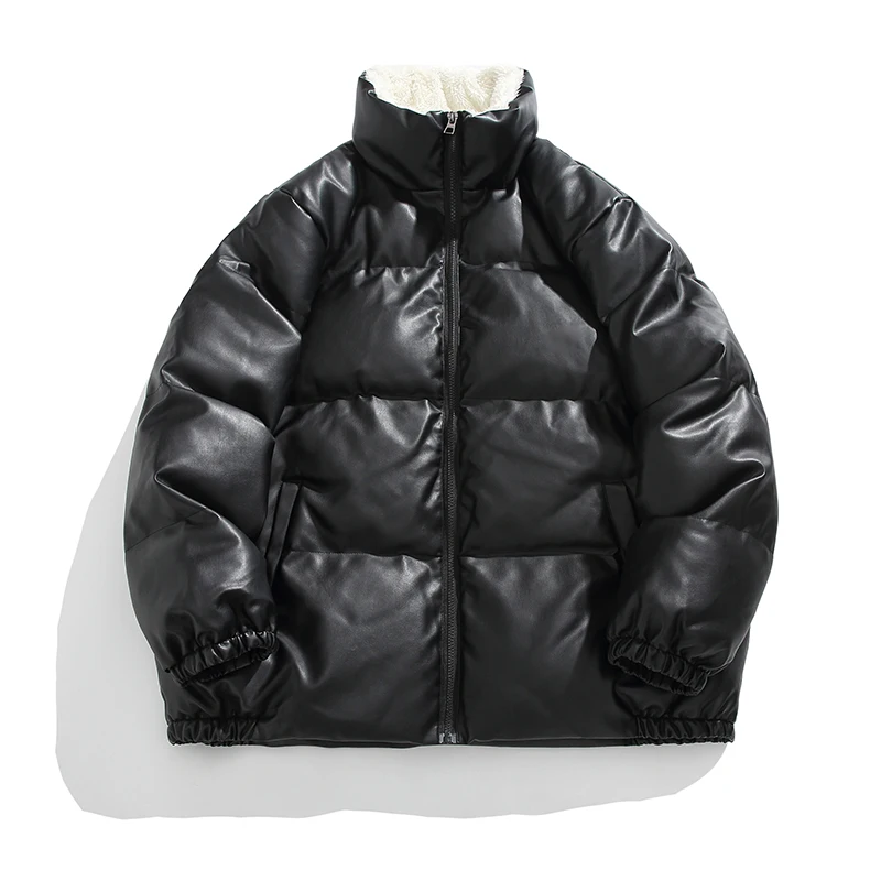 Men's Thiened Fce Cotton Jaet Winter Warm PU Leather Lamb Fur Coat Extreme Cold Resistant Casual Sle Zipper Closure
Men's Thiened Fce Cotton Jaet Winter Warm PU Leather Lamb Fur Coat Extreme Cold Resistant Casual Sle Zipper Closure