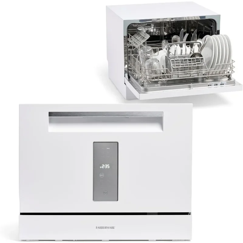 Farberware Compact Portable Mini Countertop Dishwasher with Multiple Wash Programs - Great for Apartments, RVs
Farberware Compact Portable Mini Countertop Dishwasher with Multiple Wash Programs - Great for Apartments, RVs
