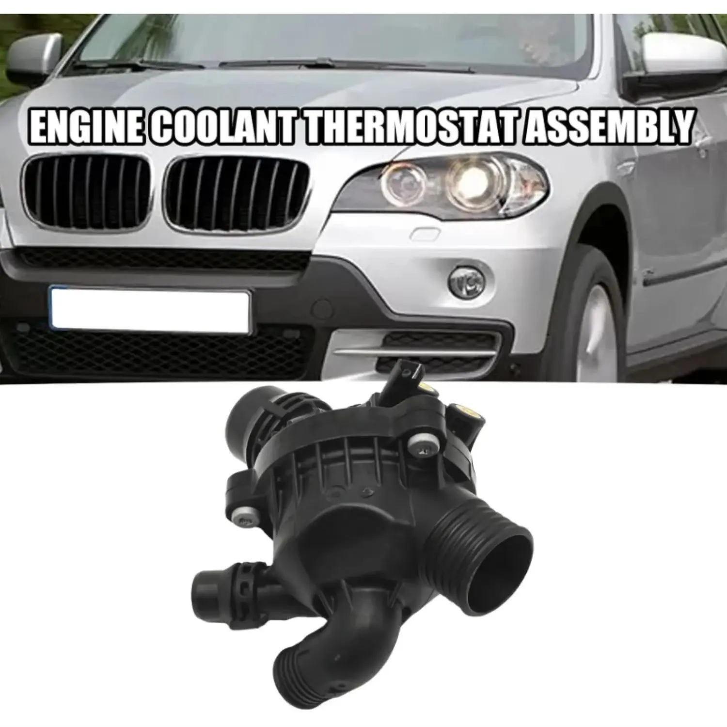 Engine Coolant Thermostat Housing Assembly for BMW E70 X5 E71 2007-2010 E72 X6 3.0L 2008-2010 Replaces 11537550172 902-5154
Engine Coolant Thermostat Housing Assembly for BMW E70 X5 E71 2007-2010 E72 X6 3.0L 2008-2010 Replaces 11537550172 902-5154