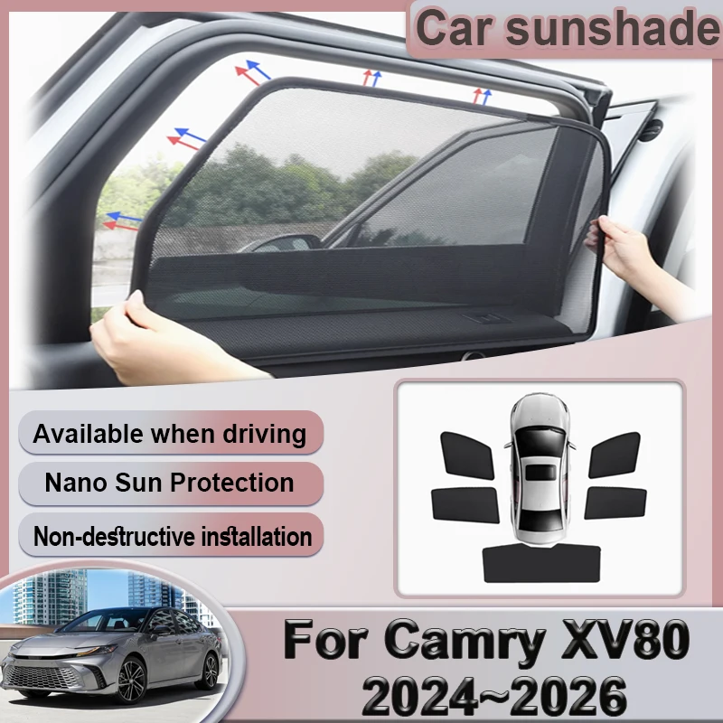 Car Mesh Sunshade For Toyota Camry XV80 Accessories 2024 2025 2026 Side Window Curtain Windshields Visor Auto Parts Accessories
Car Mesh Sunshade For Toyota Camry XV80 Accessories 2024 2025 2026 Side Window Curtain Windshields Visor Auto Parts Accessories