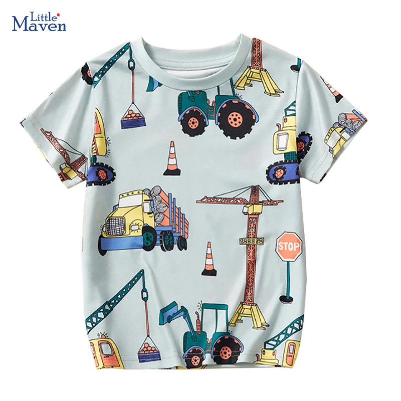 Топы Little maven, детская одежда, детская одежда с рисунком грузовика-экскаватора, новинка лета 2025, футболки с короткими рукавами для маленьких мальчиков
Топы Little maven, детская одежда, детская одежда с рисунком грузовика-экскаватора, новинка лета 2025, футболки с короткими рукавами для маленьких мальчиков