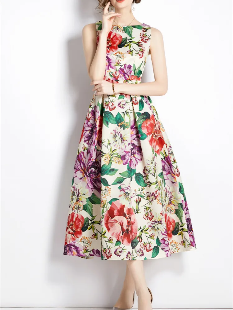 Floral Print Prom Summer Dress Women Vintage Rockabilly Dress Robe Party Office Dresses Robe Vestidos 2024 New
Floral Print Prom Summer Dress Women Vintage Rockabilly Dress Robe Party Office Dresses Robe Vestidos 2024 New