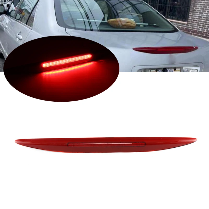 Car Red LED Rear Additional Brake Light High Mount Third Brake Light Stop Lamp For Honda Accord sedan 7th 2006 2007
Car Red LED Rear Additional Brake Light High Mount Third Brake Light Stop Lamp For Honda Accord sedan 7th 2006 2007