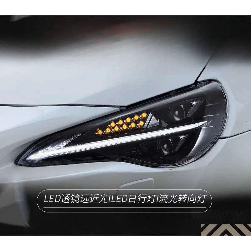 Suitable for Toyota GT86 12-20 Headlight Assembly Subaru BRZ Modified LED Daytime Running Flowing Turn Signal Light
Suitable for Toyota GT86 12-20 Headlight Assembly Subaru BRZ Modified LED Daytime Running Flowing Turn Signal Light
