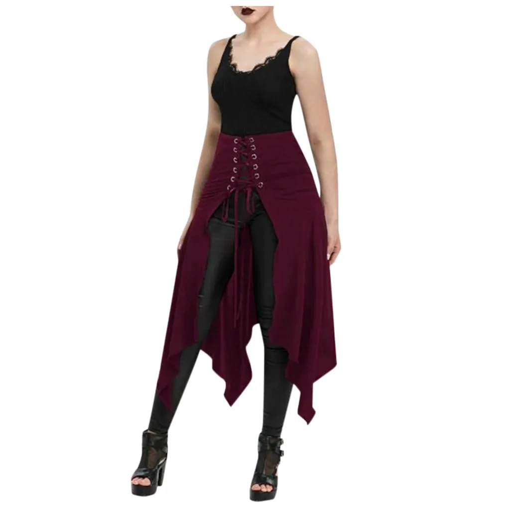 female skirts Medieval Apparel Women's Punk Gothic Half-Length Skirt for Men Black High Waist Pleated Skirt Halloween Costume
female skirts Medieval Apparel Women's Punk Gothic Half-Length Skirt for Men Black High Waist Pleated Skirt Halloween Costume