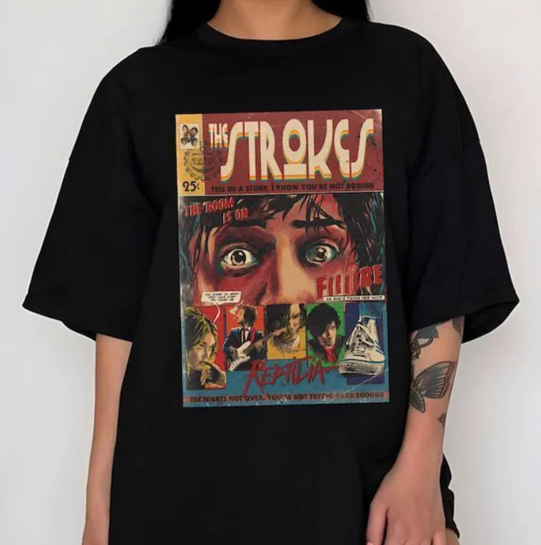 The Strokes Reptilia Shirt, Vintage The Strokes T-shirt - Rock Band Shirt - Room
The Strokes Reptilia Shirt, Vintage The Strokes T-shirt - Rock Band Shirt - Room