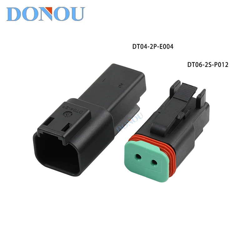 DT06-2S-P012 New Deutsch type 2-hole black waterproof plug DT04-2P-E004 harness connector
DT06-2S-P012 New Deutsch type 2-hole black waterproof plug DT04-2P-E004 harness connector