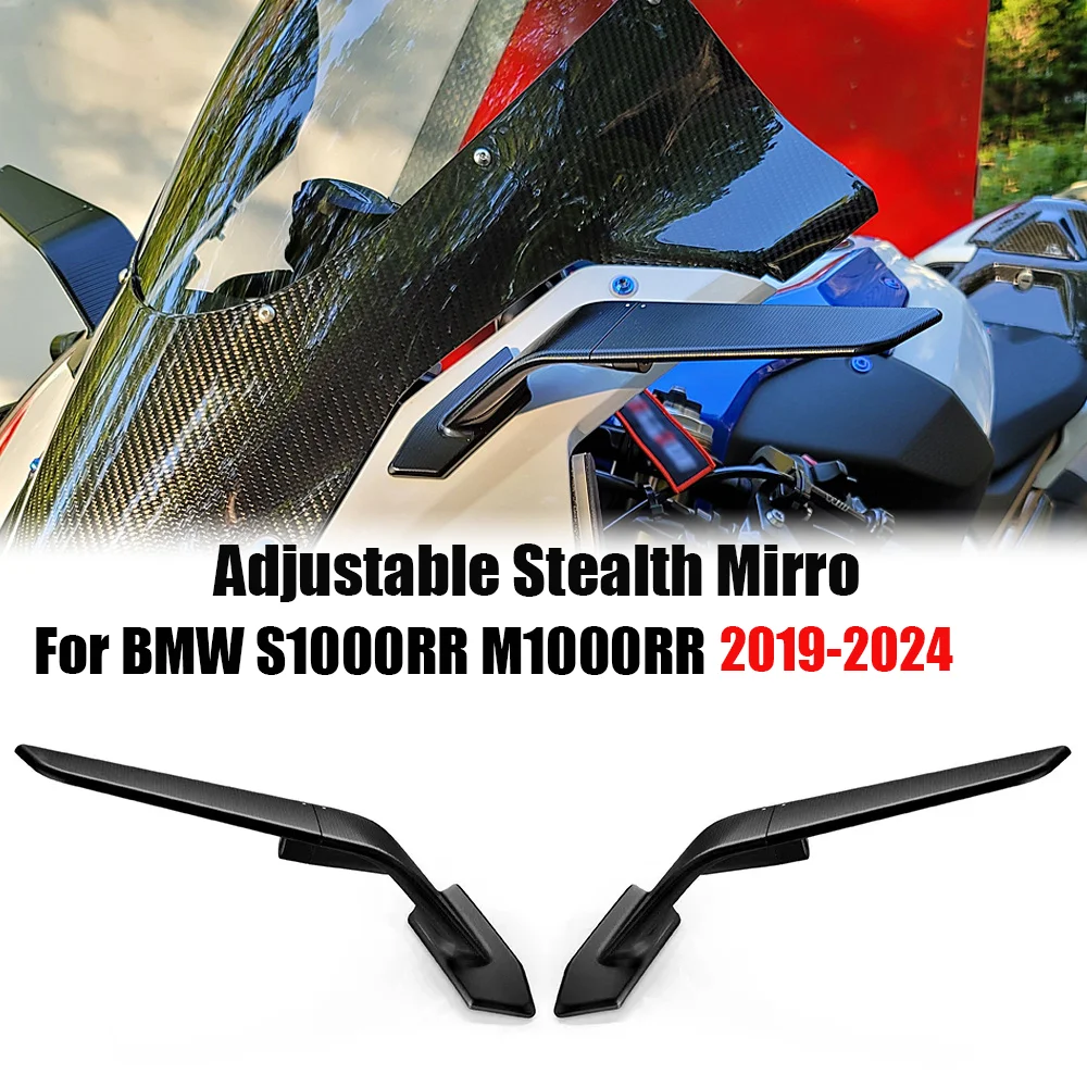 Rearview Mirror For BMW S1000RR M1000RR 2019 2020 2021 2022 2023 2024Stealth Sport Winglet Mirror Kits Adjustable Stealth Mirror
Rearview Mirror For BMW S1000RR M1000RR 2019 2020 2021 2022 2023 2024Stealth Sport Winglet Mirror Kits Adjustable Stealth Mirror