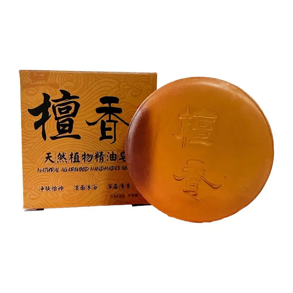 New 100g Sandalwood Soap Gentle Cleansing Handmade Soap, Plant Essential Oil Fragrance Body Soap Body Clean1pcs 
New 100g Sandalwood Soap Gentle Cleansing Handmade Soap, Plant Essential Oil Fragrance Body Soap Body Clean1pcs
