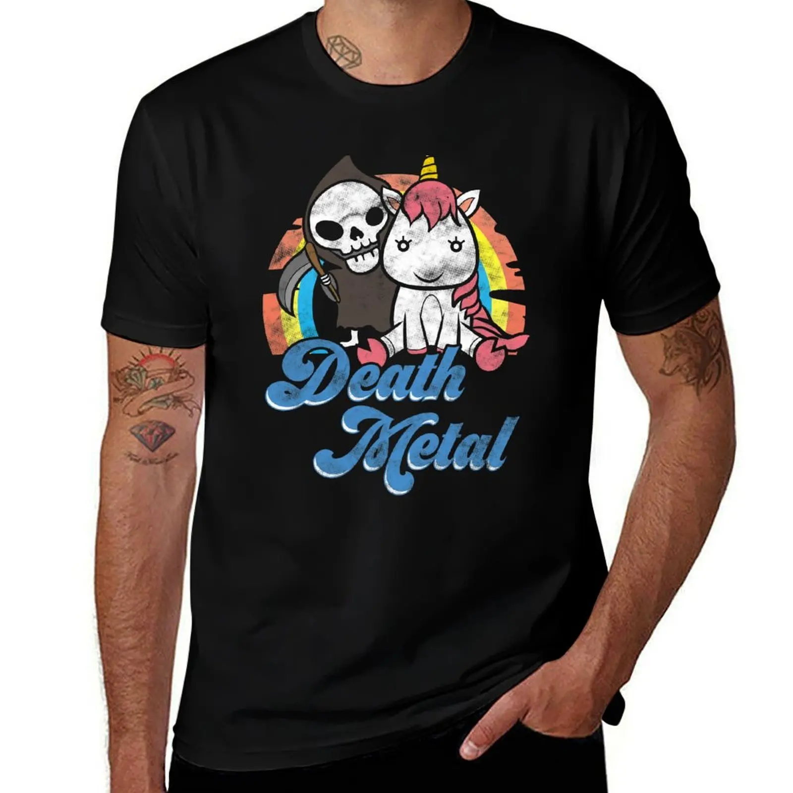 Death Metal Cute Unicorn T-Shirt Casual Trendy Streetwear Tee Shirt
Death Metal Cute Unicorn T-Shirt Casual Trendy Streetwear Tee Shirt