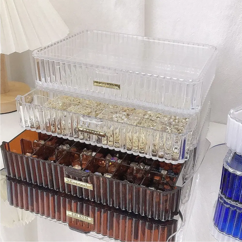 24 Grids Nail Art Jewelry Storage Box with Removable Grid Drawer Type DIY Craft Display Stand Dust-proof Transparent
24 Grids Nail Art Jewelry Storage Box with Removable Grid Drawer Type DIY Craft Display Stand Dust-proof Transparent