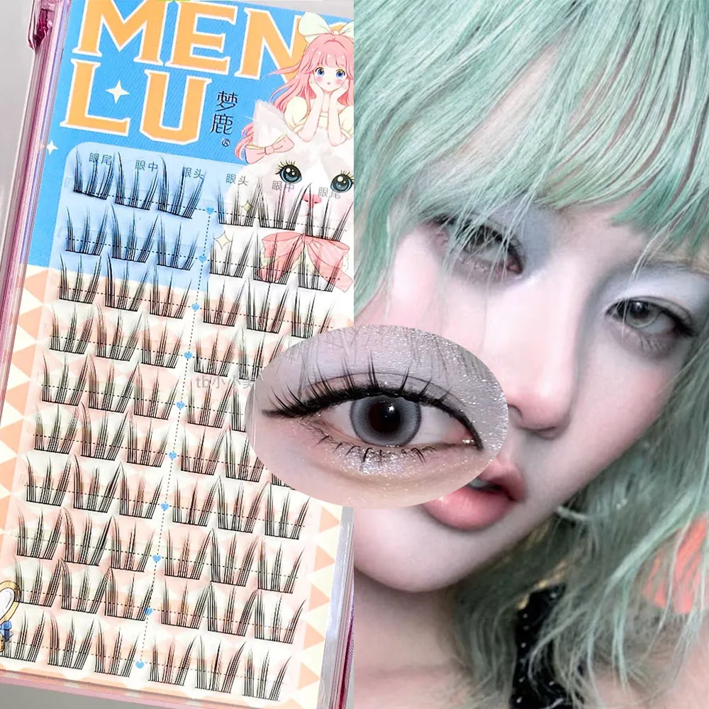 Natural Thick Girl Group False Eyelashes 10 Rows Segmented Korean Makeup Style Reusable False Eyelashes
Natural Thick Girl Group False Eyelashes 10 Rows Segmented Korean Makeup Style Reusable False Eyelashes