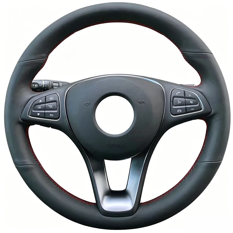 Car Steering Wheel Cover for Mercedes Benz W176 W246 W205 C117 C218 X218 W213 X156 X253 W166 X166 EQV W447 Hand Stitched Leather
Car Steering Wheel Cover for Mercedes Benz W176 W246 W205 C117 C218 X218 W213 X156 X253 W166 X166 EQV W447 Hand Stitched Leather