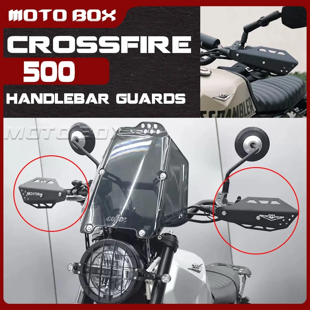 For BRIXTON CROSSFIRE 500 modified aluminum alloy handlebar guards for GK500 windproof and rainproof
For BRIXTON CROSSFIRE 500 modified aluminum alloy handlebar guards for GK500 windproof and rainproof