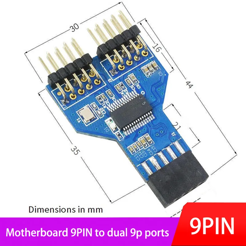 9pin USB Header Female 1 to 2 Male USB 2.0 Connector Desktop 9pin to 9 pin Adapter for RGB Splitter NZXT Water Cooling Bluetooth
9pin USB Header Female 1 to 2 Male USB 2.0 Connector Desktop 9pin to 9 pin Adapter for RGB Splitter NZXT Water Cooling Bluetooth