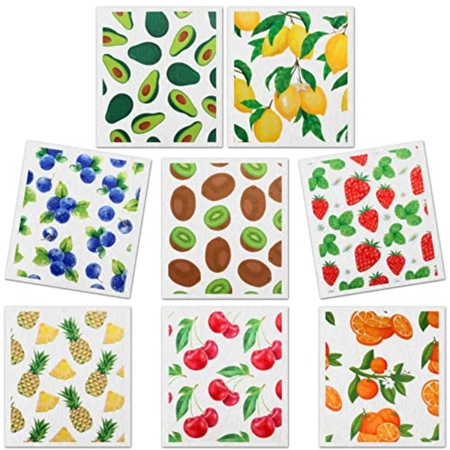 Reusable Kitchen, 8 Pack Replace Paper Towels Quick Drying Kitchen Sponges Dish Rags for Dishes Washing Home Cleaning Window Gl
Reusable Kitchen, 8 Pack Replace Paper Towels Quick Drying Kitchen Sponges Dish Rags for Dishes Washing Home Cleaning Window Gl