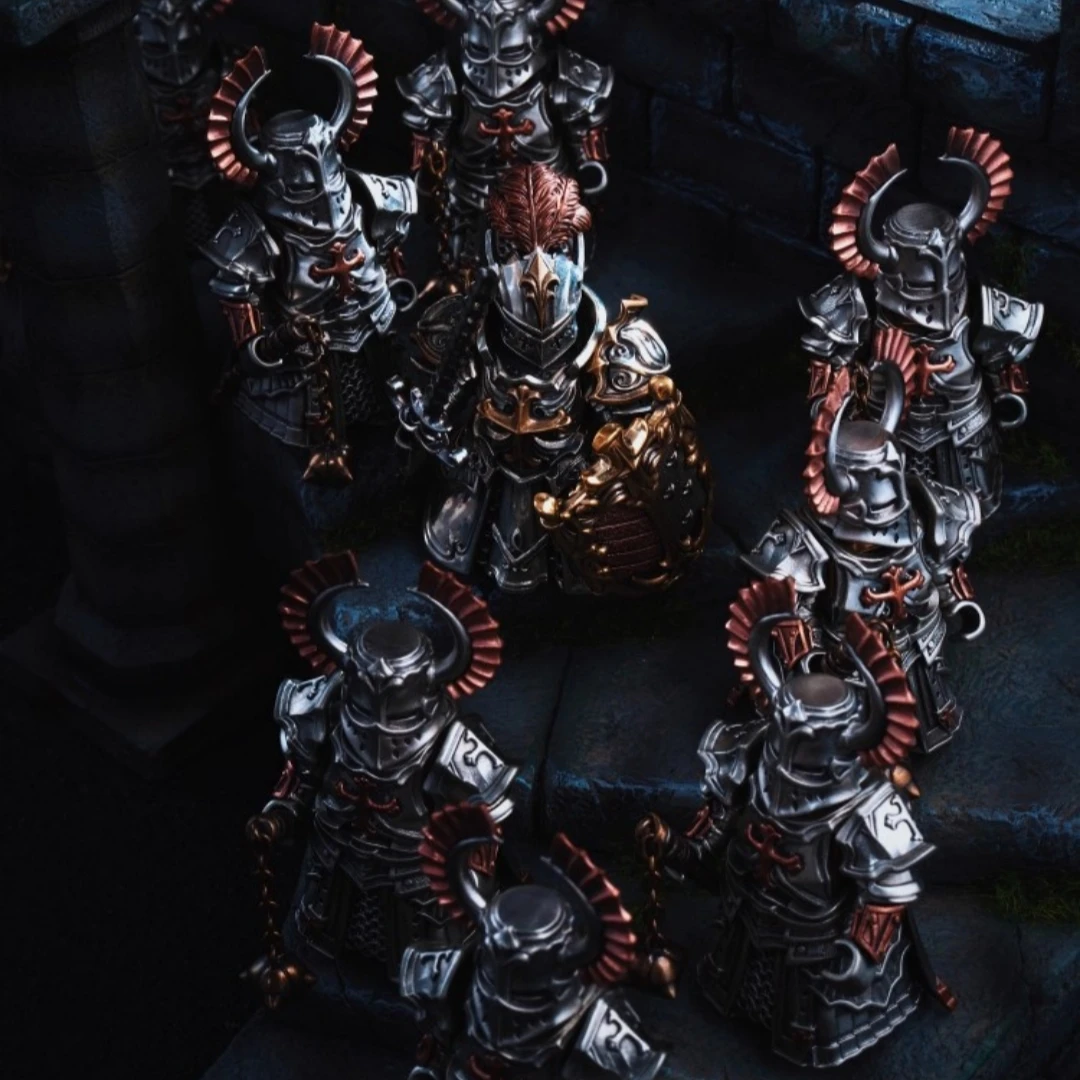 European Cruciata Order Of Knights Moc Knights Templar Delicate Metal Magnetic Paladin Toys Copper Material Figure Toys Gifts
European Cruciata Order Of Knights Moc Knights Templar Delicate Metal Magnetic Paladin Toys Copper Material Figure Toys Gifts