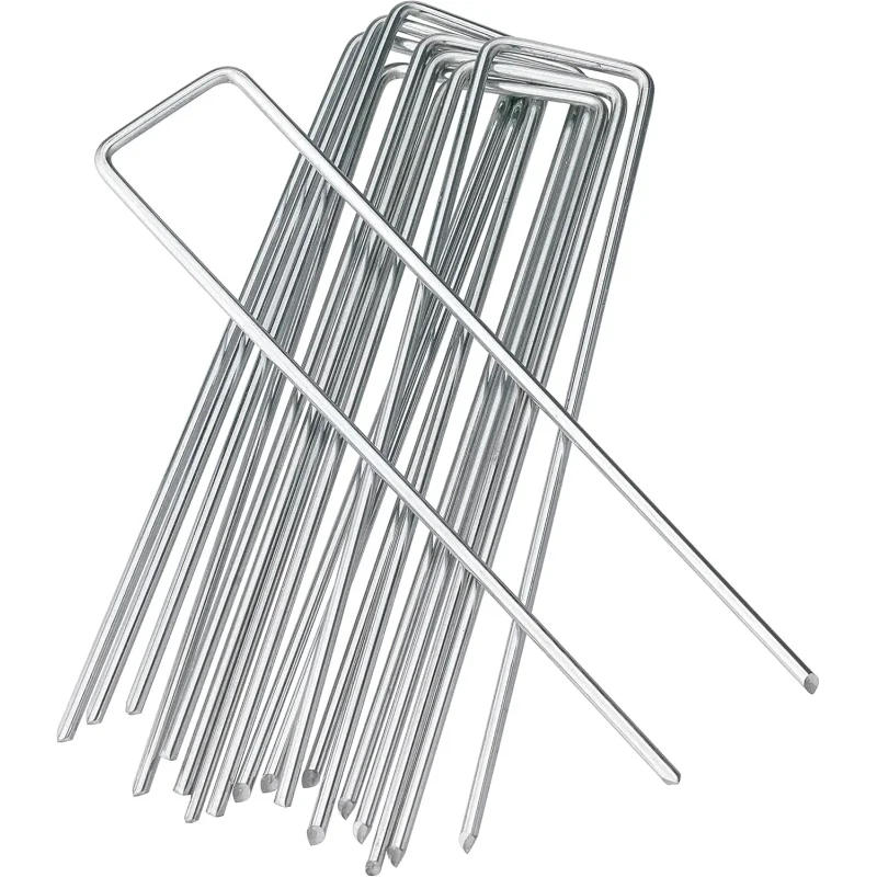 10/15cm 10PCS Heavy Duty Galvanized Steel Garden Staples Landscape Fabric Weed Net Fixing Pegs
10/15cm 10PCS Heavy Duty Galvanized Steel Garden Staples Landscape Fabric Weed Net Fixing Pegs