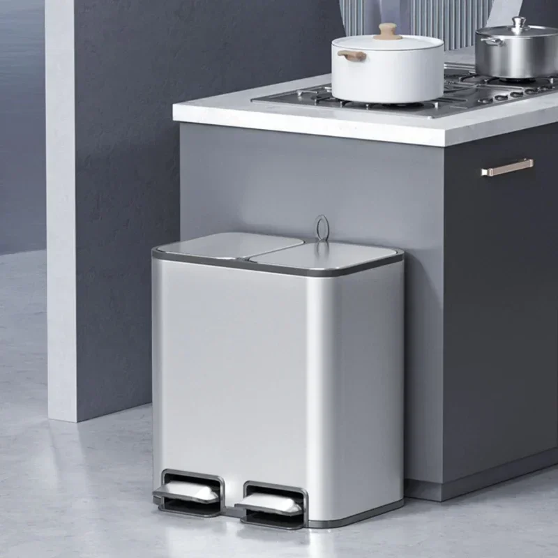 Durable Stainless Steel Trash Can: High-Capacity Garbage Bin, Kitchen Waste Container, Long-Lasting Trash Bin, Durable Waste Bin
Durable Stainless Steel Trash Can: High-Capacity Garbage Bin, Kitchen Waste Container, Long-Lasting Trash Bin, Durable Waste Bin