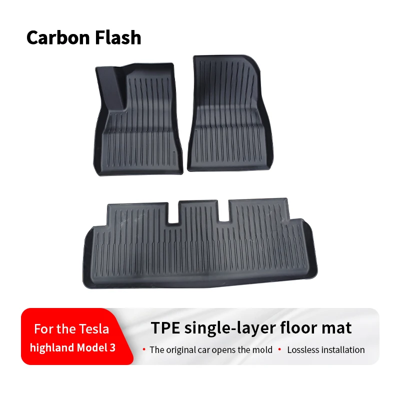 Suitable for Tesla Highland3 2024-2025 Model 3 TPE single-layer floor mat car floor mat
Suitable for Tesla Highland3 2024-2025 Model 3 TPE single-layer floor mat car floor mat