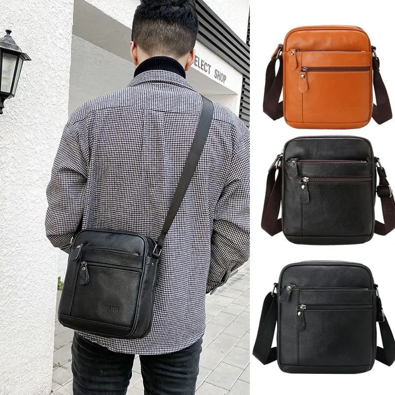 New Luxury Men's Handbags Cow Genuine Leather Male Shoulder Bag Real Natural Leather Crossbody Bag Messenger Bags
New Luxury Men's Handbags Cow Genuine Leather Male Shoulder Bag Real Natural Leather Crossbody Bag Messenger Bags
