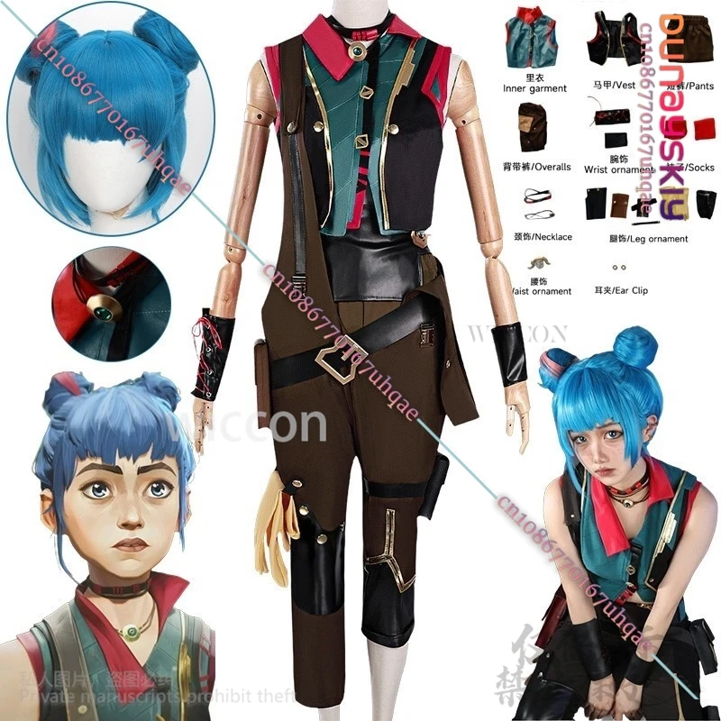 Young Arcane Jinx Powder, одежда для косплея, униформа, аниме-игра LoL TV 2, костюм для женщин и девочек, Хэллоуин, Рождество, индивидуальный заказ
Young Arcane Jinx Powder, одежда для косплея, униформа, аниме-игра LoL TV 2, костюм для женщин и девочек, Хэллоуин, Рождество, индивидуальный заказ