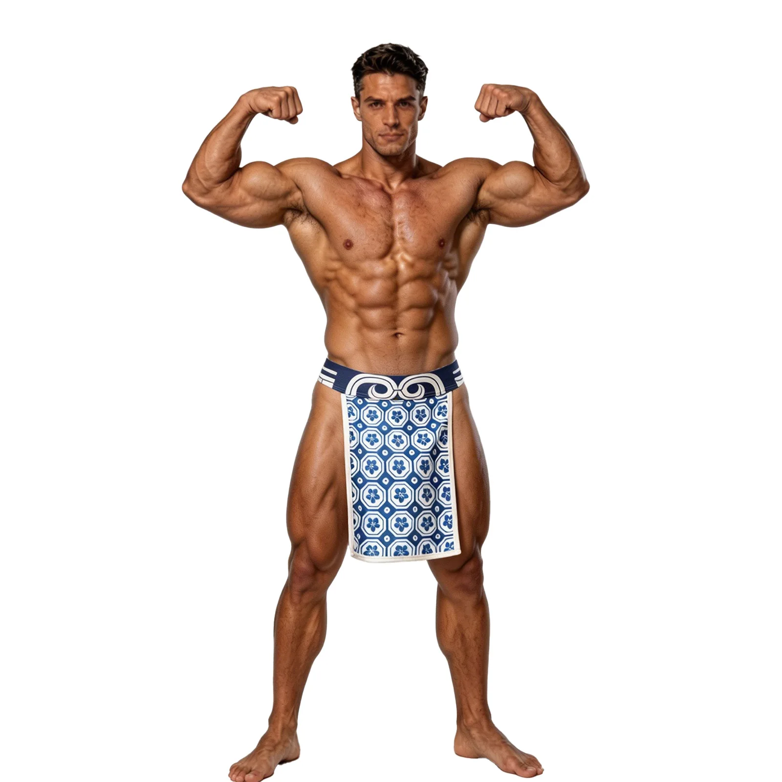 Men Japanese Sumo Loincloth Briefs Low Rise Traditional Printed Fundoshi Style Underwear Panties for Nightclub Party Performance
Men Japanese Sumo Loincloth Briefs Low Rise Traditional Printed Fundoshi Style Underwear Panties for Nightclub Party Performance