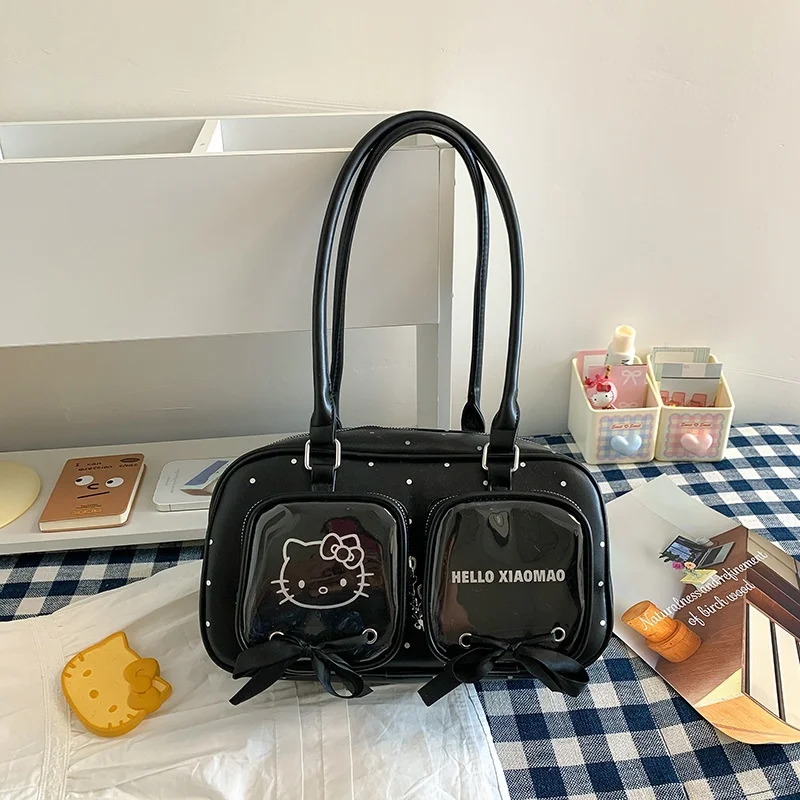 Hello Kitty Shoulder Bag Cute Anime Women Accessories Versatile Handheld Transparent Large Capacity Storage Girl Gift Wholesale 
Hello Kitty Shoulder Bag Cute Anime Women Accessories Versatile Handheld Transparent Large Capacity Storage Girl Gift Wholesale