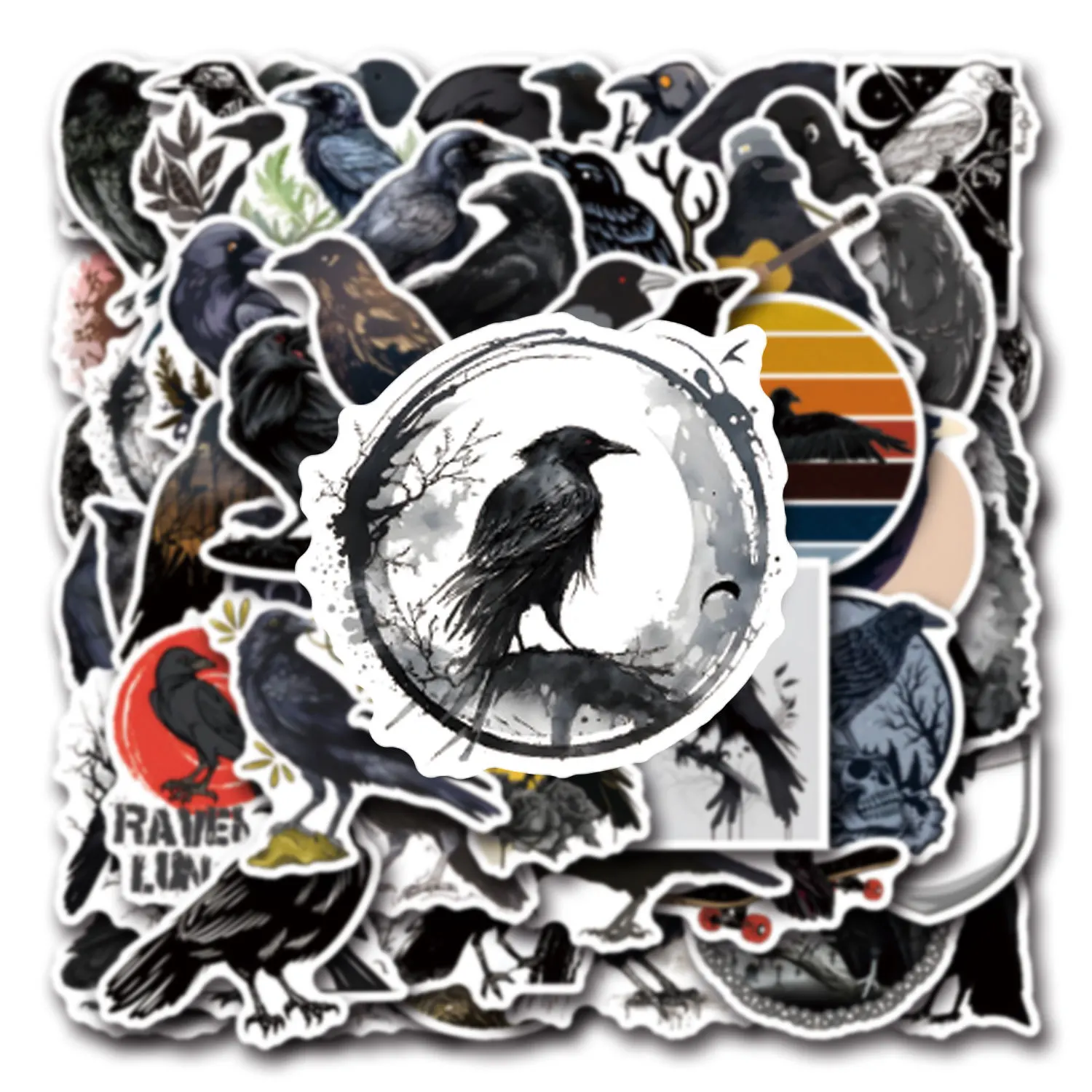 10/55PCS Black Crow Cartoon Stickers Cool Animal Graffiti Sticker Kids Toy Decal DIY Luggage Laptop Phone Car Bike Skateboard
10/55PCS Black Crow Cartoon Stickers Cool Animal Graffiti Sticker Kids Toy Decal DIY Luggage Laptop Phone Car Bike Skateboard
