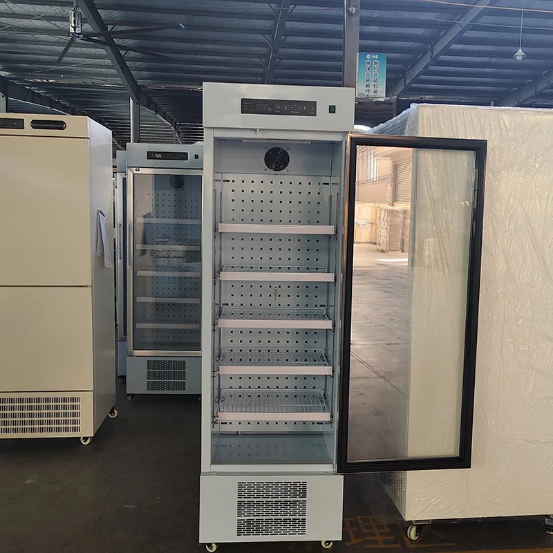 Холодильник для лекарств со стеклянной дверью 360л 2-8 ℃ Вакцина Холодильник 
Холодильник для лекарств со стеклянной дверью 360л 2-8 ℃ Вакцина Холодильник