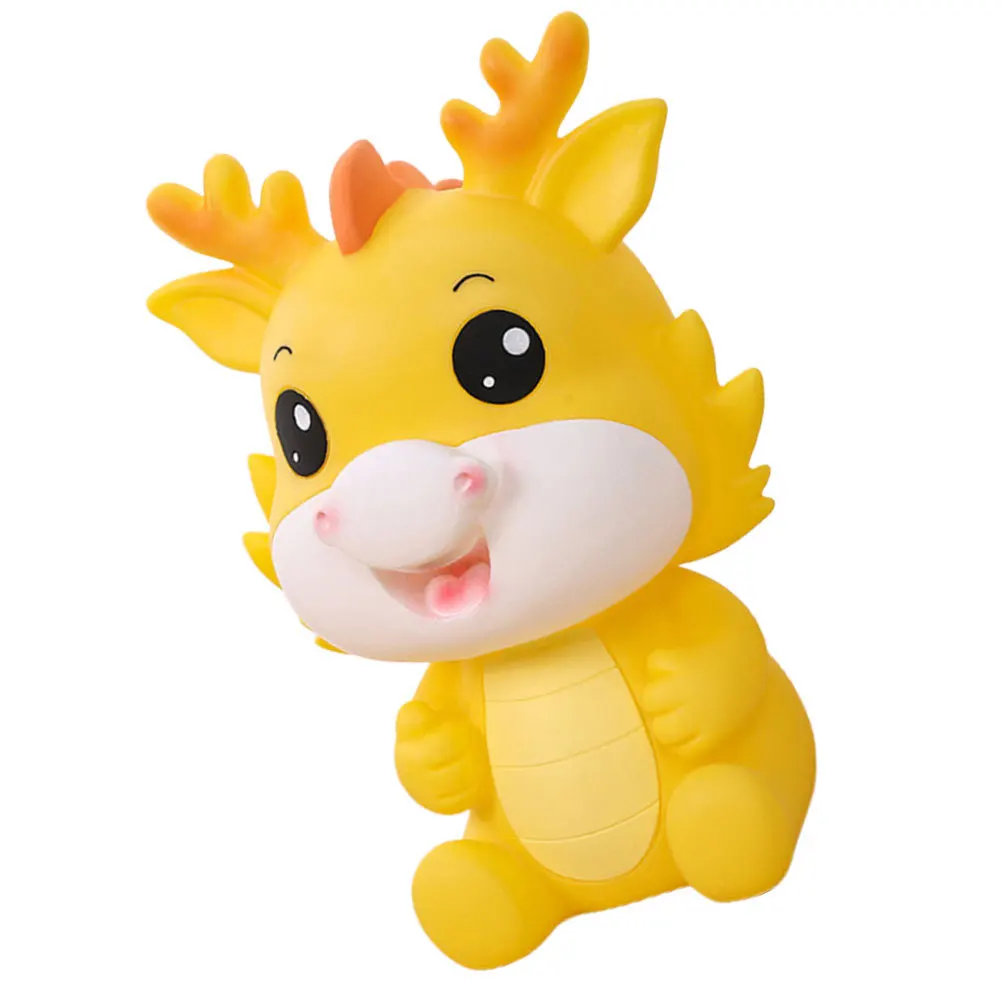 1pc Dragon Shaped Piggy Bank Vinyl Coin Saving Jar Decorative Money Storage Box Year Of Dragon Gift Desktop Ornament
1pc Dragon Shaped Piggy Bank Vinyl Coin Saving Jar Decorative Money Storage Box Year Of Dragon Gift Desktop Ornament