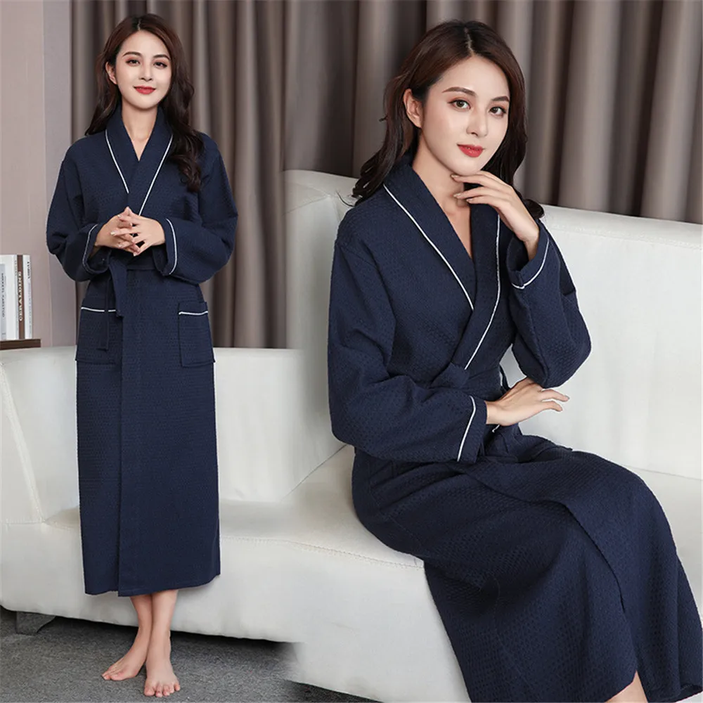 Cotton Terry Robe for Spring and Summer Thin Morning Robe Long Sleeve Waffle Bathrobe Hotel Beauty Bath Towel for Couples
Cotton Terry Robe for Spring and Summer Thin Morning Robe Long Sleeve Waffle Bathrobe Hotel Beauty Bath Towel for Couples