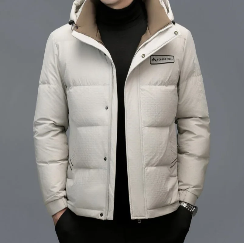 Мужской зимний новый пуховик, утолщенный теплый экстремальный холодный белый утиный пух, короткая куртка, повседневная молодежная куртка, деловая
Мужской зимний новый пуховик, утолщенный теплый экстремальный холодный белый утиный пух, короткая куртка, повседневная молодежная куртка, деловая