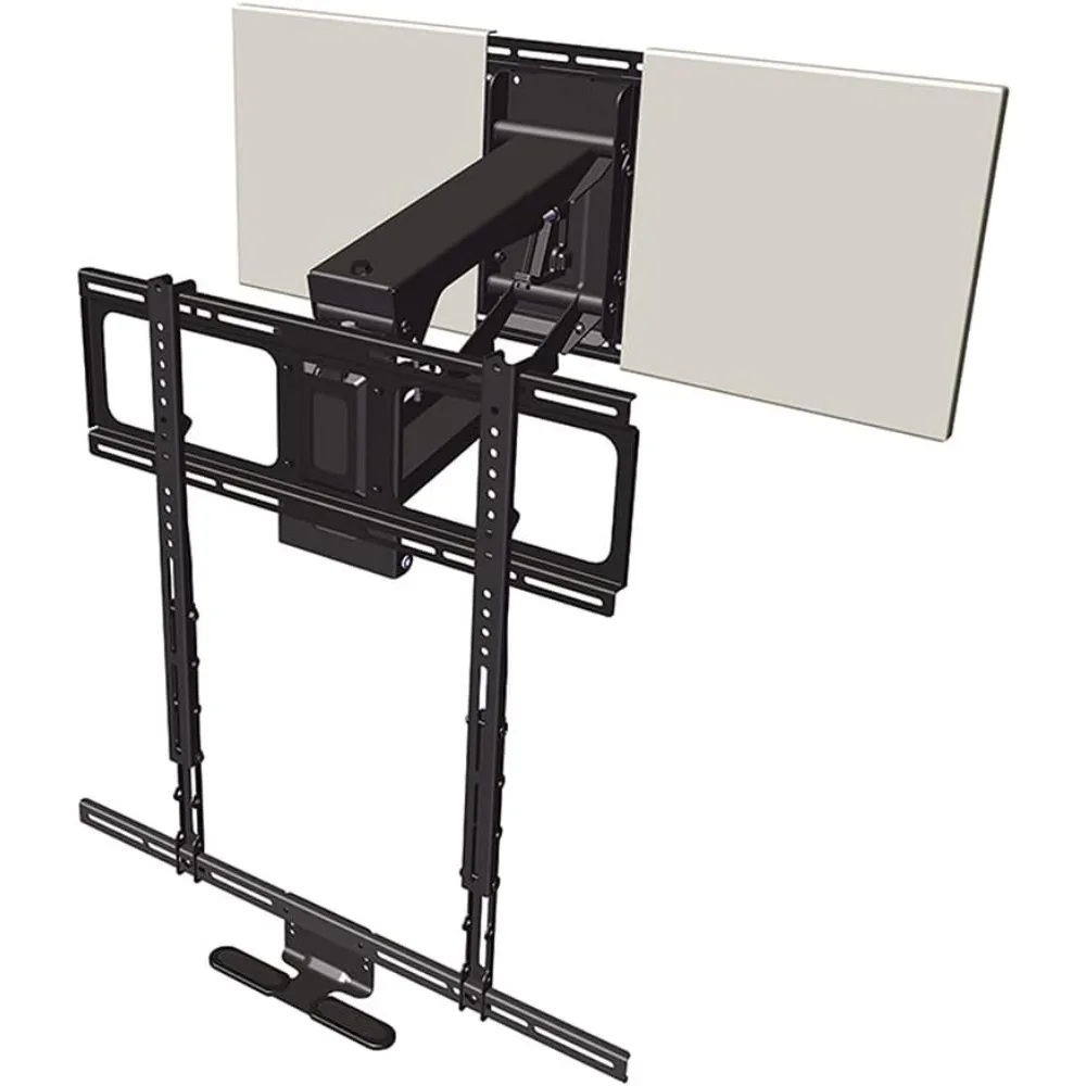 MM700 Premier Fireplace TV Mount Pull Down Bracket for 50"-90" & 25-115 lb Televisions Above Mantel with Sound Bar Attachment,
MM700 Premier Fireplace TV Mount Pull Down Bracket for 50"-90" & 25-115 lb Televisions Above Mantel with Sound Bar Attachment,