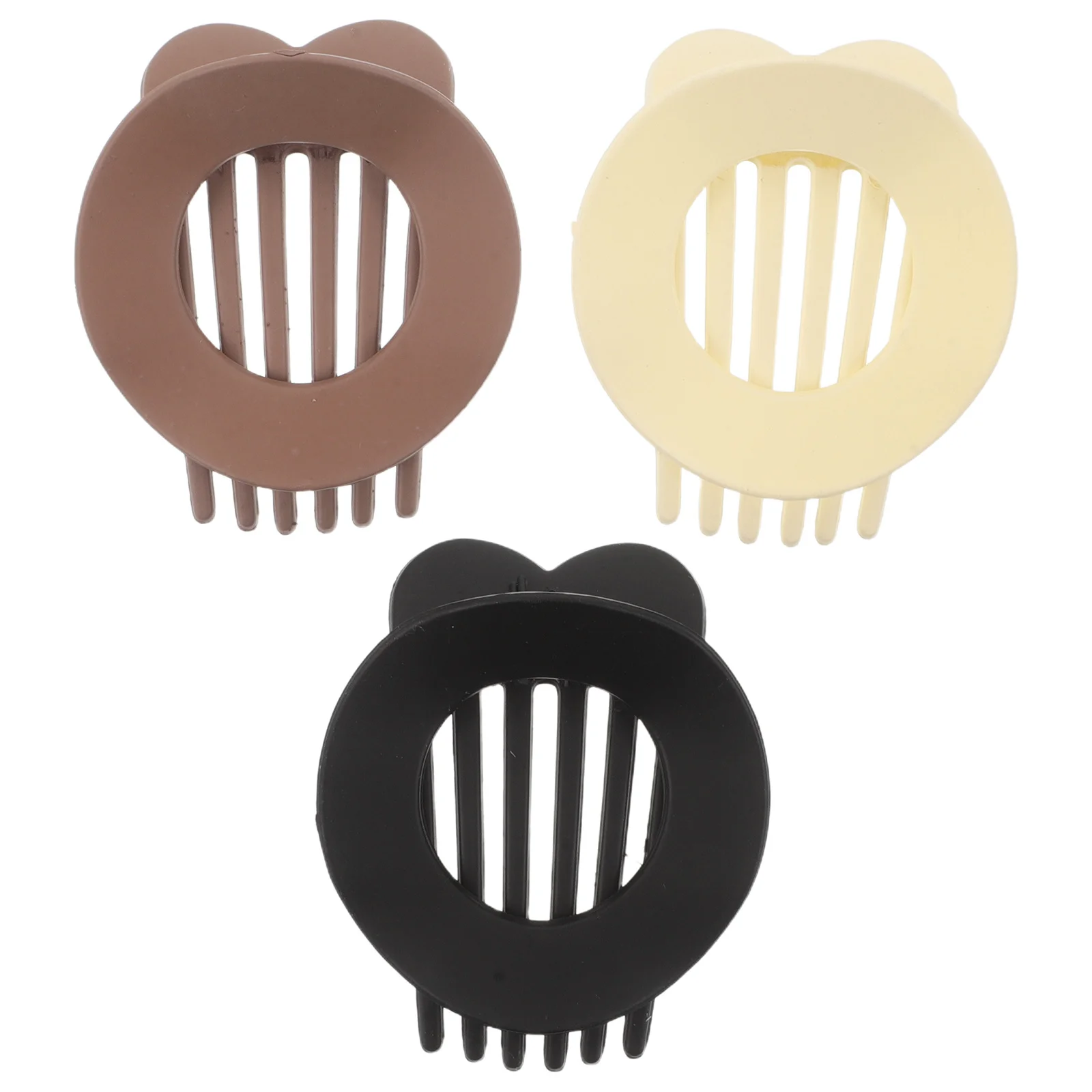 3Pcs Simple Plastic Hair Claw Clips No Slip Round Barrettes for Women Girls Styling Accessories Plastic Hair Claw
3Pcs Simple Plastic Hair Claw Clips No Slip Round Barrettes for Women Girls Styling Accessories Plastic Hair Claw