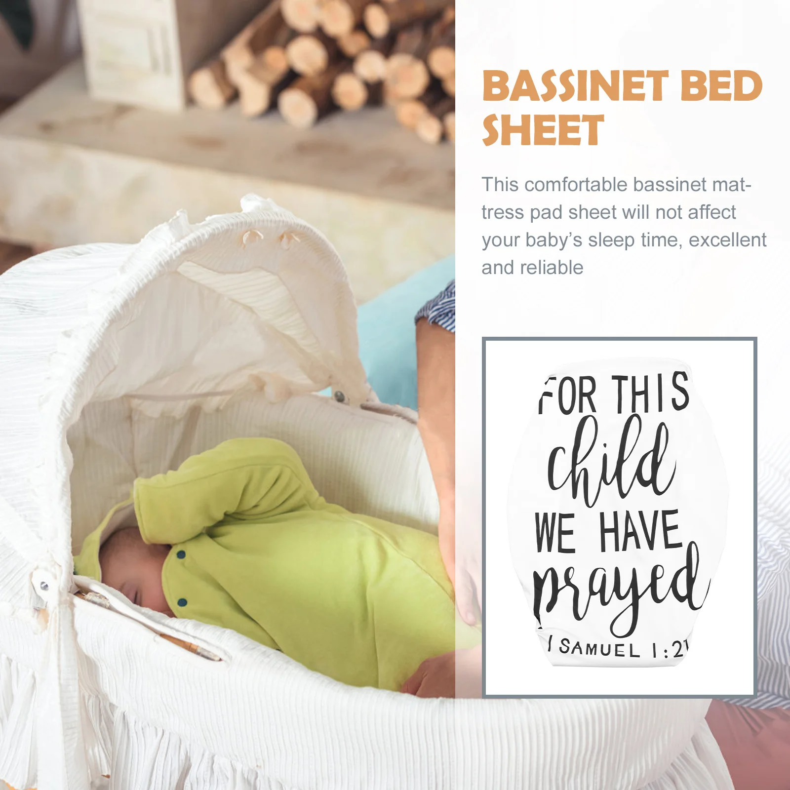 Bassinet Mattress Sheet Baby Bassinet Sheets Fitted Comfortable Elastic Breathable Soft Knitted Polyester Sheet
Bassinet Mattress Sheet Baby Bassinet Sheets Fitted Comfortable Elastic Breathable Soft Knitted Polyester Sheet