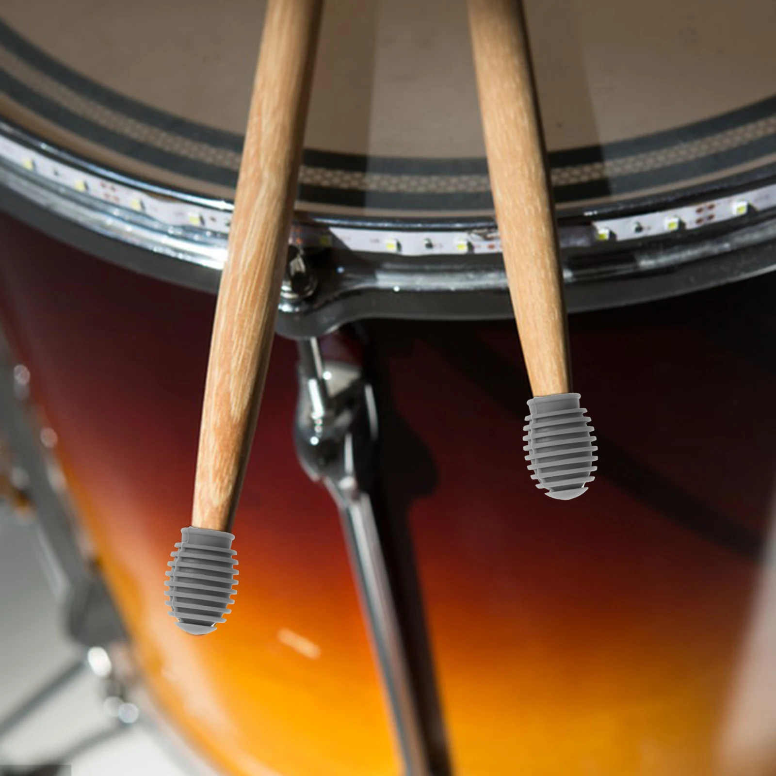 4 Pcs Drumstick Protector Kit Accessories Mute Tips Electric Practice Pads & Percussion Silica Gel Silent Cover
4 Pcs Drumstick Protector Kit Accessories Mute Tips Electric Practice Pads & Percussion Silica Gel Silent Cover