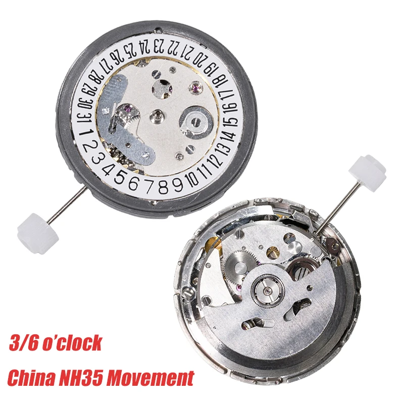Japan Genuine NH35 Automatic Mechanical Movement High Accuracy 24 Jewels Mod Watch Replacement China NH35A Date at 3:00
Japan Genuine NH35 Automatic Mechanical Movement High Accuracy 24 Jewels Mod Watch Replacement China NH35A Date at 3:00