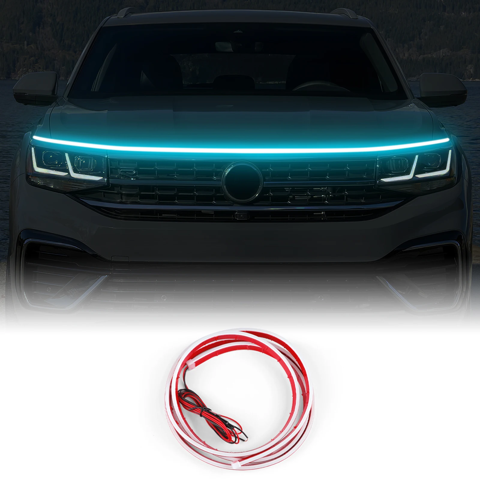 Universal Car Hood LED Strip Light RGB 12V Decorative Engine Bonnet Ambient Neon Strip for DIY Exterior Modification Accessory
Universal Car Hood LED Strip Light RGB 12V Decorative Engine Bonnet Ambient Neon Strip for DIY Exterior Modification Accessory