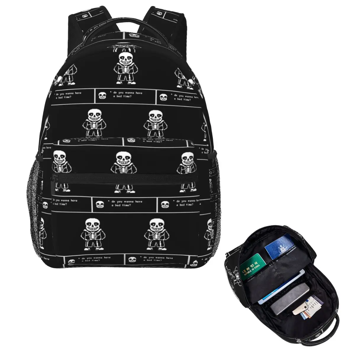 Do You Wanna Have A Bad Time - Undertale Video Game Student Backpack School Bag Daypack Boys Girls Fashion Bookbag Shoulder Bags
Do You Wanna Have A Bad Time - Undertale Video Game Student Backpack School Bag Daypack Boys Girls Fashion Bookbag Shoulder Bags
