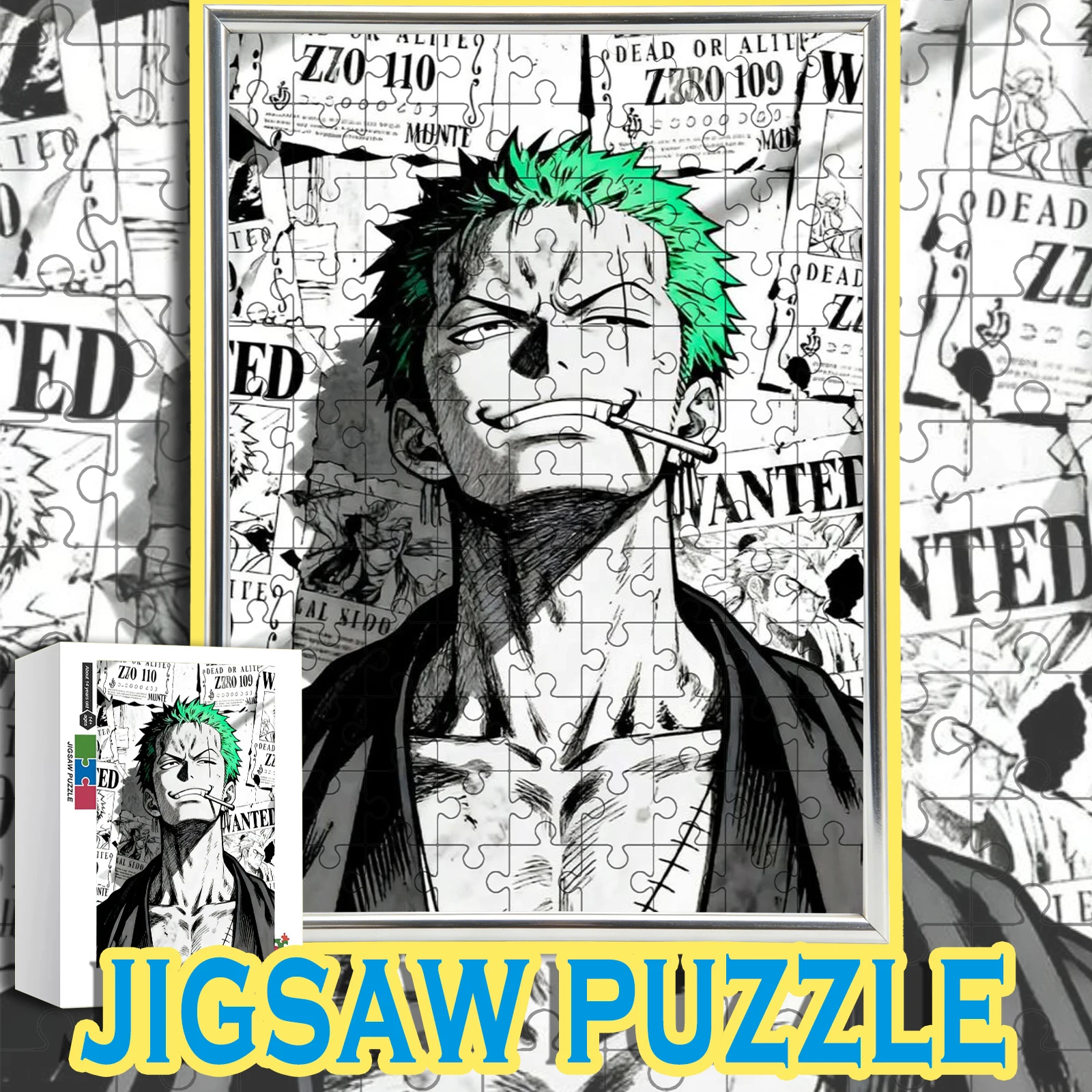 Деревянный пазл-коллаж по манге One Piece с Ророноа Зоро, 108/200/300/500/1000 элементов, аниме-сувенир, подарок для фанатов, декор для дома
Деревянный пазл-коллаж по манге One Piece с Ророноа Зоро, 108/200/300/500/1000 элементов, аниме-сувенир, подарок для фанатов, декор для дома