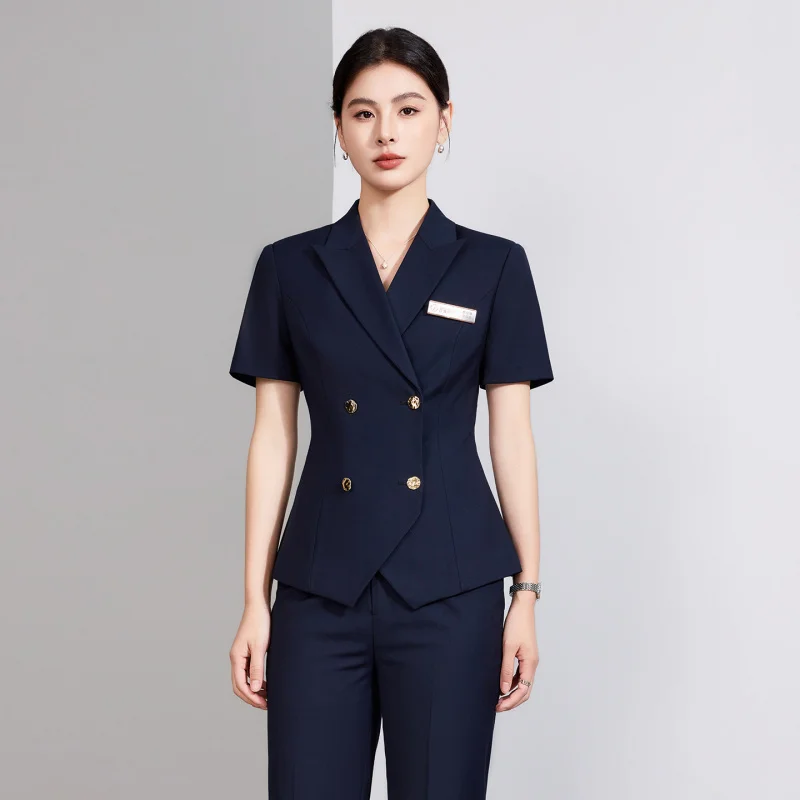 Professional women's suit dress for spring and autumn, elegant and high-end, suitable for beauty salon managers, medical estheti
Professional women's suit dress for spring and autumn, elegant and high-end, suitable for beauty salon managers, medical estheti
